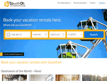 Tablet Screenshot of gowithoh.com
